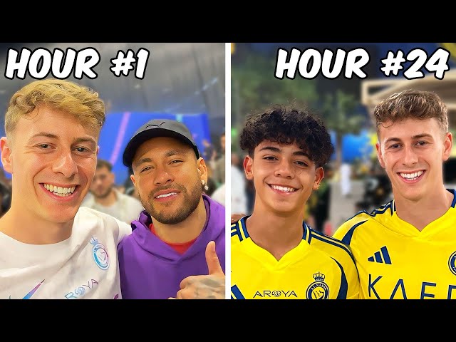 I Met Neymar and Ronaldo Jr in 24 Hours!