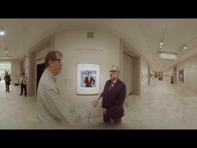 360: Donald Trump Portrait at National Portrait Gallery (C-SPAN)