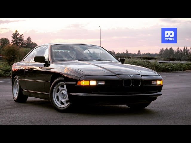 3D 180VR 4K BMW 850Ci V12 5000CC  the first Luxury Sport GT from BMW  back to 90s Classic 360vr