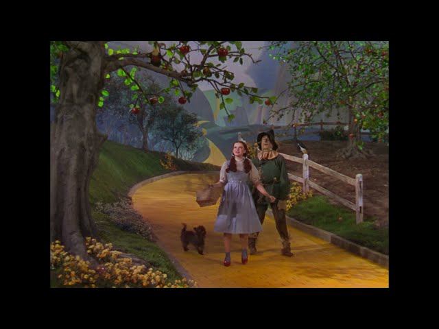 The Wizard of Oz 1939 Apple tree scene 4K