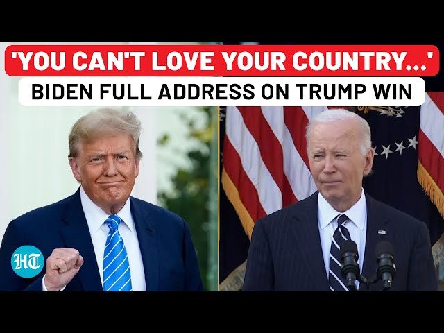 Biden First Address After Trump Win, Gives This Message To Americans | US Election Latest News