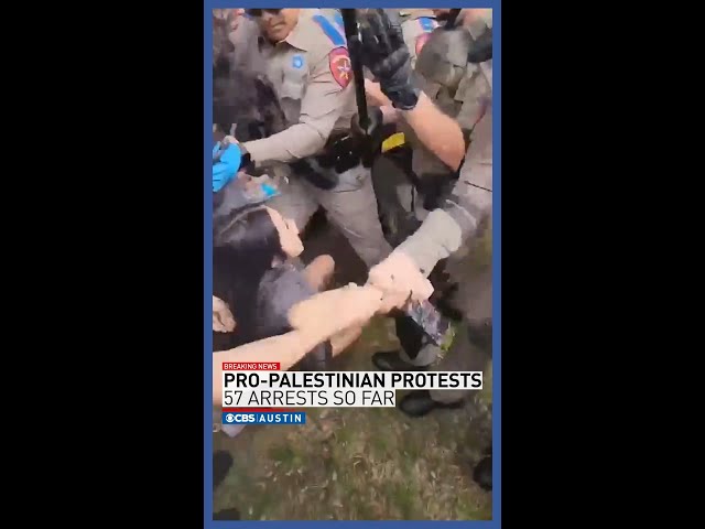 "This was supposed to be peaceful": Dozens arrested at UT Austin protest