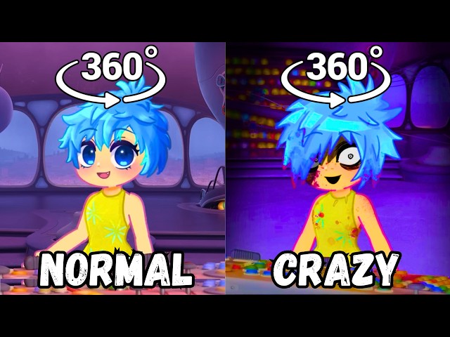 Joy is crazy vs Joy is normal | Inside Out 2 Movie (2024) in 360 VR Cinema