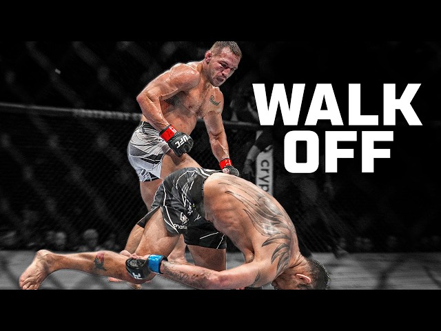 The Greatest UFC WALK OFF KNOCKOUTS! 😡