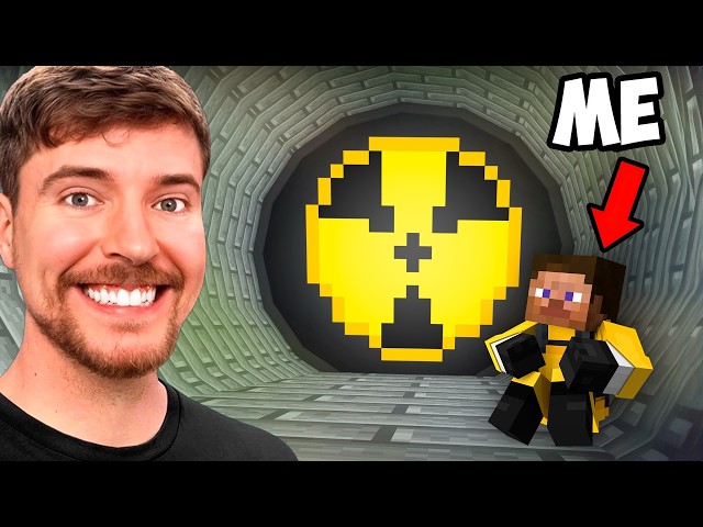 I Built MrBeast’s Nuclear Bunker in Minecraft!