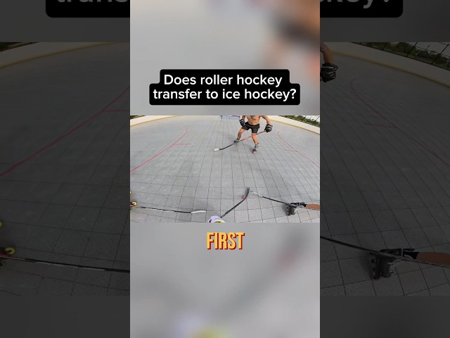 Does roller convert to ice hockey? Full video out now! 😁 #hockey #kazxi