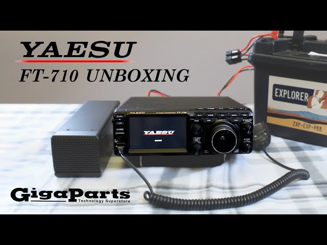 YAESU FT-710 Unboxing | GigaParts.com