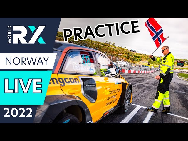 LIVE Rallycross Practice | Ramudden World RX of Norway 2022 : The RX+ Live Stream