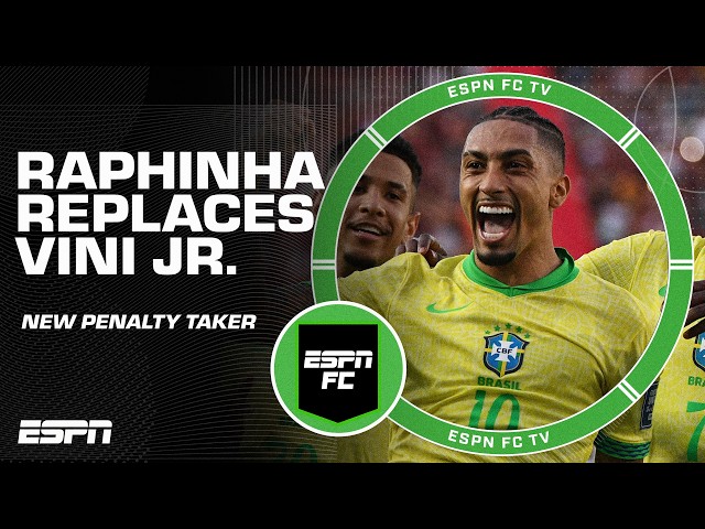 Raphinha replaces Vini Jr. as Brazil's penalty taker 👀 'I like that' - Jurgen Klinsmann | ESPN FC