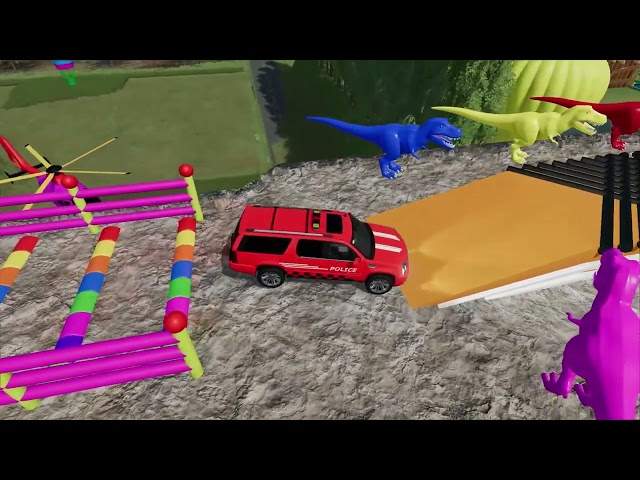 Exploring the Playground with Trucks and Animal Friends! 211120241619