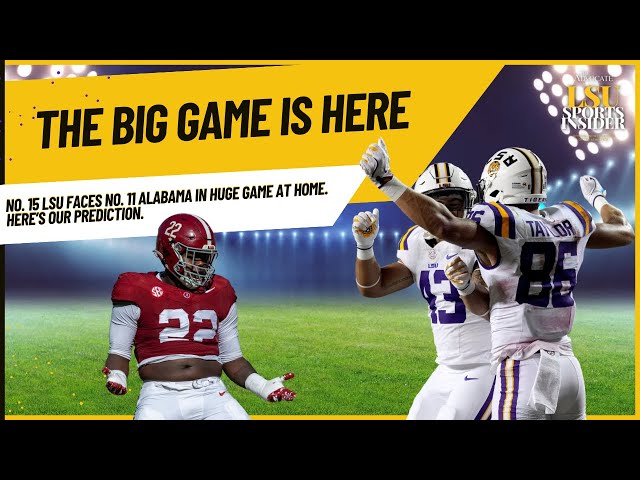 Nov. 7: Tigers face Crimson Tide in CFP elimination game