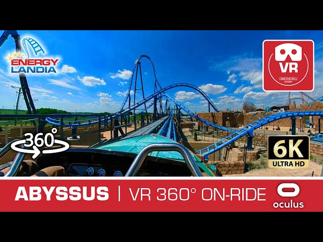 🙃 ABYSSUS 360° 6K VR Roller Coaster ENERGYLANDIA kolejka górska Achterbahn #vr360 #rollercoaster