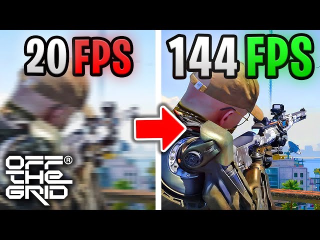 BEST Off the Grid Settings Max FPS and Performance