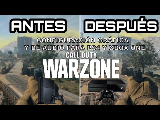 MEJOR CONFIGURACIÓN GRÁFICA PARA WARZONE | MÁS FPS Y MÁS CALIDAD | PS4 | XBOX ONE