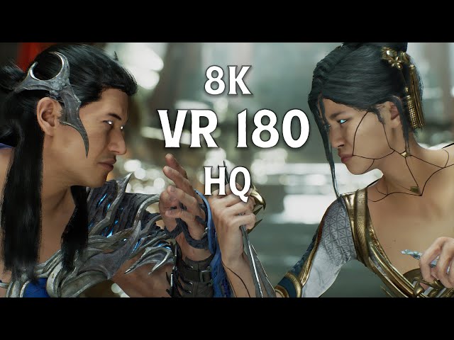 MQVR-15A Liu Kang vs Kitana | 3D VR180 Mortal Kombat Battle | VR Fight Scene in Virtual Reality