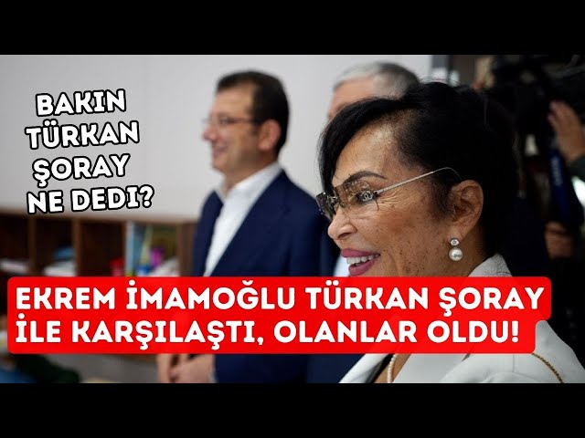 Ekrem İmamoğlu Türkan Şoray ile karşılaştı, olanlar oldu! Bakın Türkan Şoray İmamoğlu'na ne dedi?