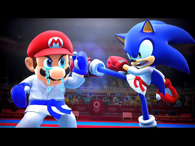 Mario & Sonic at Olympic Tokyo 2020 - All Event Sonic Vs Mario