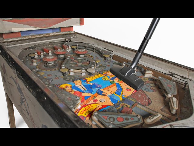 Professional Restoration of a Rare Vintage Pinball Machine | Bally Bullfight Pinball Table