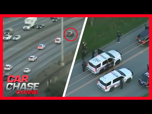 FULL CHASE: 15-year-old boy steals mom's car, leads police on high-speed chase | Car Chase Channel