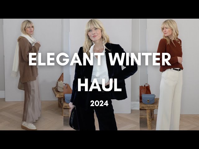 Winter Try On Haul 2024 | Classy and Elegant Outfits to Recreate | LOOKBOOK