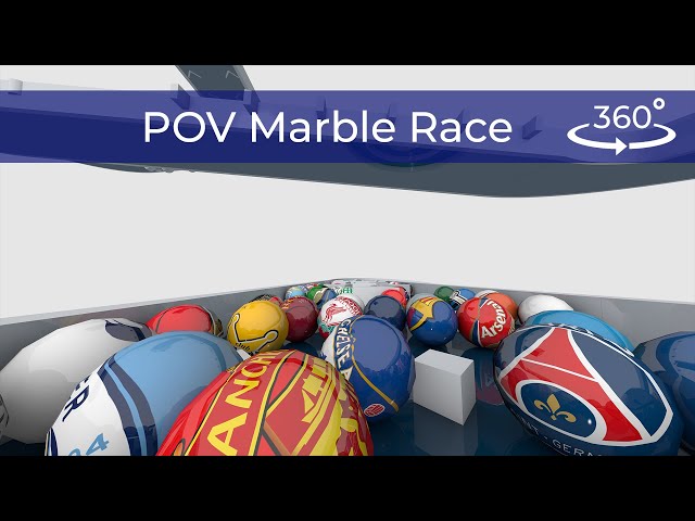 Marble Race 360 VR First person view | Clubs Marble Race