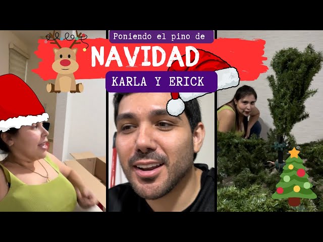 COMENZAMOS CON LAS LOCURAS NAVIDEÑAS 🎄🎅🏻KARLA Y ERICK EN ACCIÓN 🕺🏻🤩