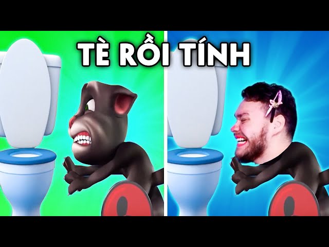 Mót Tè Không Nhịn Được Đâu! | Bắt Chước Hoạt Hình Talking Tom Cực Hài | Woa Parody Vietnam