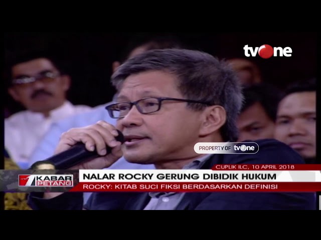 Ini Momen dan Pernyataan di ILC yang Membuat Rocky Gerung Dipanggil Polisi