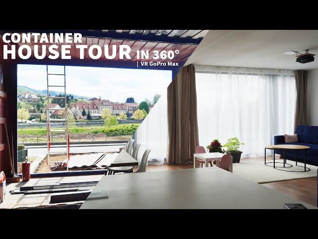 CONTAINER HOUSE TOUR in 360°   I  VR GoPro Max