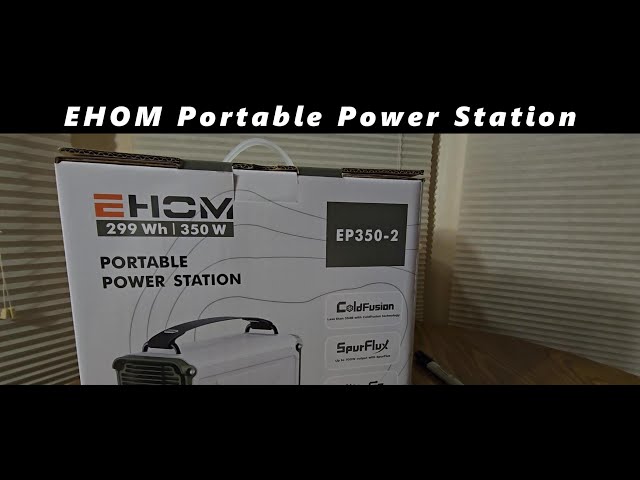 EHOM Portable Power Station Solar Generator Emergency Blackout (EPISODE 4905) Amazon Unboxing Video