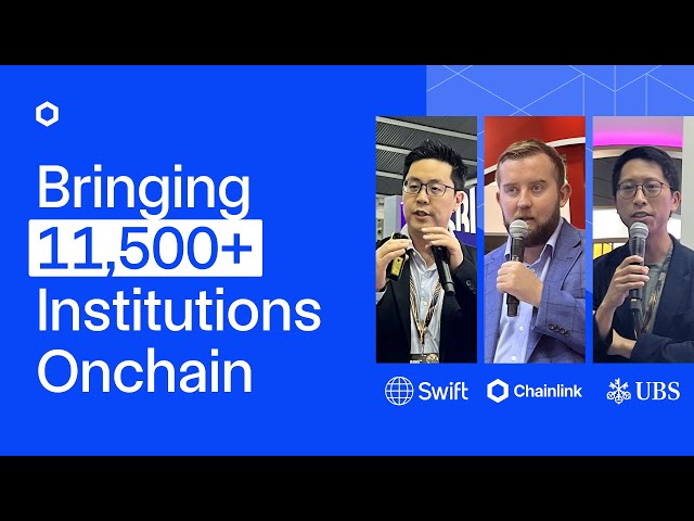 Bringing 11,500+ Financial Institutions Onchain With Swift, UBS, & Chainlink | MAS Project Guardian