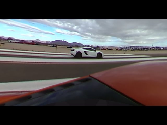 Half Mile Race McLaren 12c vs McLaren 12c Omega Motorsports