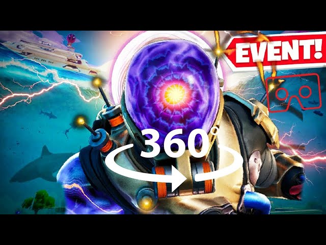 360° THE DEVICE FLOODING EVENT  FORTNITE END virtual reality 360  videos realidad virtual vr