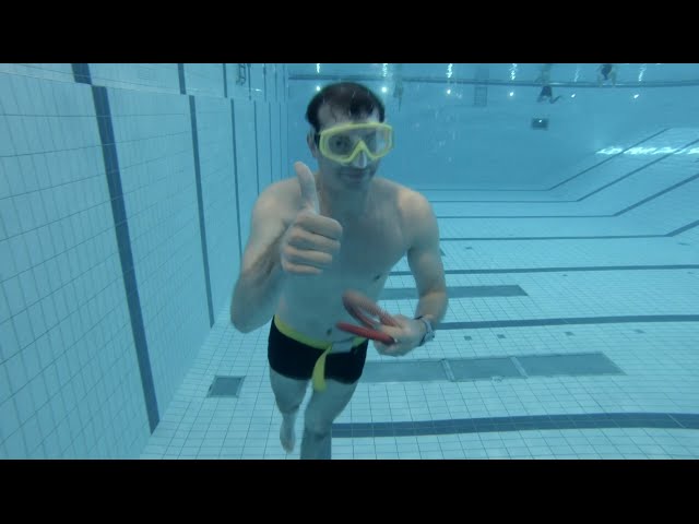 How to do a 50 meter underwater swim (Olympic pool dynamic apnea)