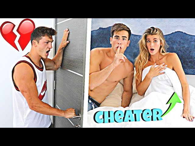 CHEATING WITH THE DOOR LOCKED PRANK ON BOYFRIEND!! *HE HIT HIM*