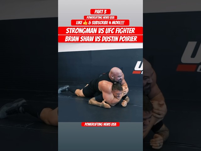 Brian Shaw & Dustin Poirier Part 3 StrongMan Vs UFC Fighter #ufc #viral #mma