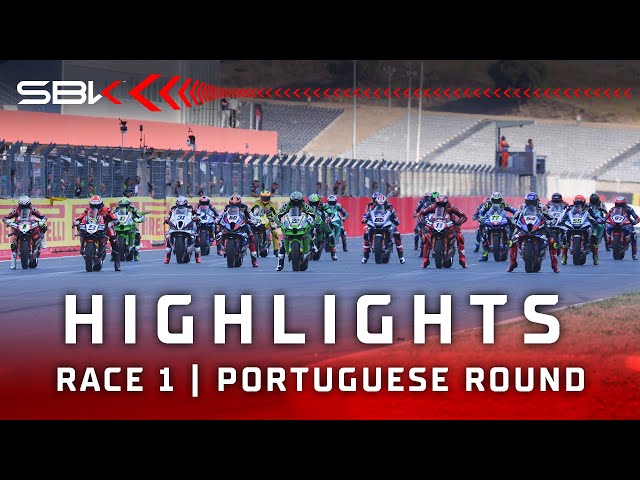 FULL HIGHLIGHTS: Race 1 at Portimao 🚀 |  2024 #PortugueseWorldSBK 🇵🇹