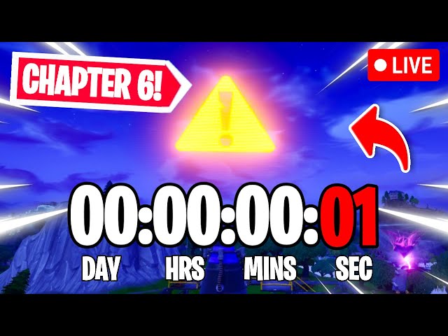 FORTNITE CHAPTER 6 SEASON 1 COUNTDOWN LIVE🔴 24/7 - Fortnite Event!