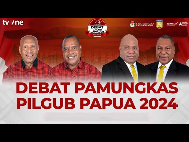 [FULL] Debat Publik Ketiga Pemilihan Gubernur & Wagub Provinsi Papua 2024 | Debat Pilkada tvOne