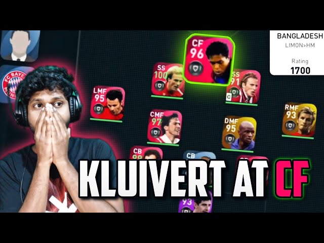 1700 RATED BANGLADESHI PLAYER USED KLUIVERT PERFECTLY | MR.TOMBOY