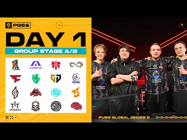 PUBG Global Series 6 Group Stage DAY 1