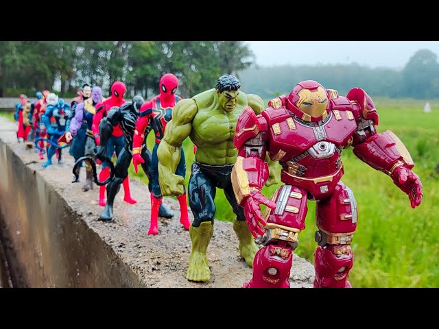 AVENGERS ASSEMBLE STORY | MARVEL'S SPIDER-MAN 4 VS HULK SMASH, TEAM VENOM VS MR CAPTAIN AMERICA L68