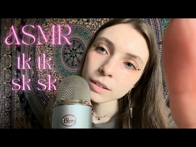 ASMR • dźwięki ust tk & sk 💋 (dry mouth sounds • ASMR po polsku)