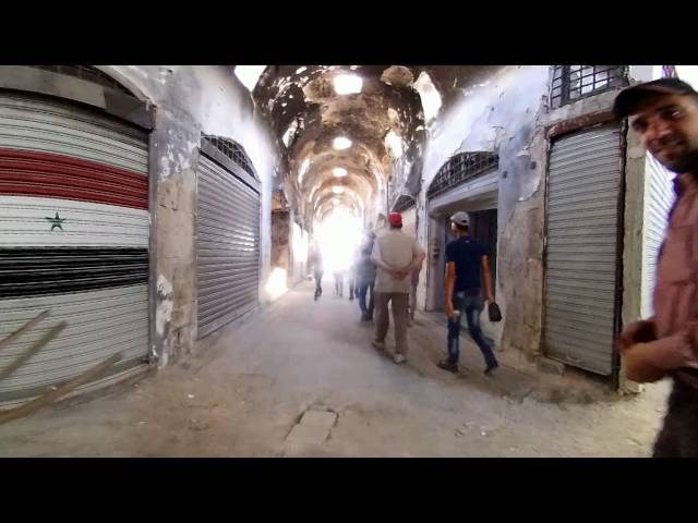 A VR experience: Restoration of old market in Homs