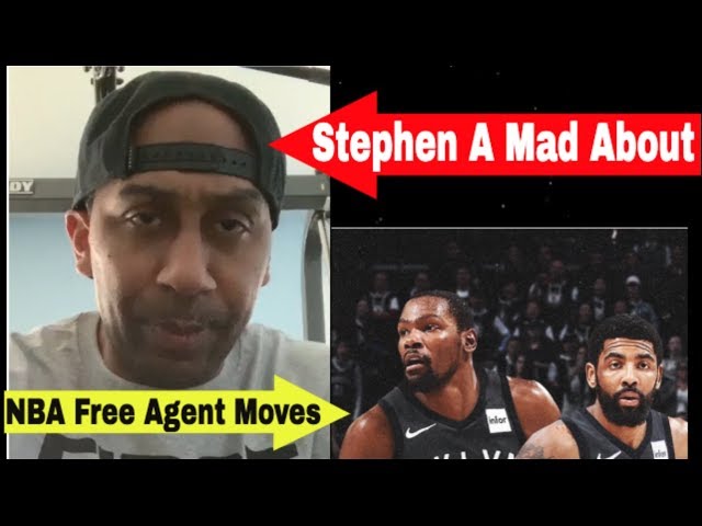 Stephen A Smith | Mad About NBA Free Agency 2019 | Quick Rundown of the biggest Free Agent Moves