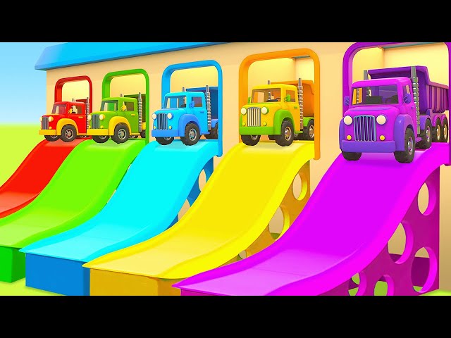 🔵🔴 Car cartoons for kids & Helper cars cartoon full episodes - LIVE Cartoon for kids.