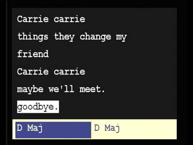 Carrie (EUROPE) Karaoke by Urbi