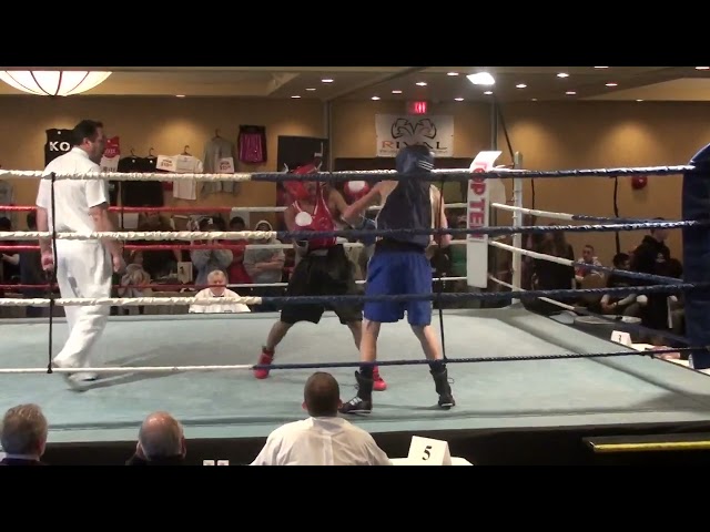 131 Amateur Boxing Brody Pigeon Sask vs Jean Nicolas Tessier Que