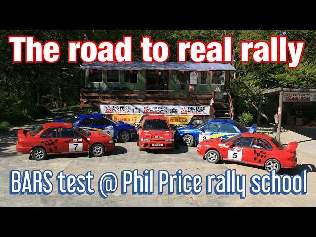 The road to real rally, BARS test @ Phil Price Rally School