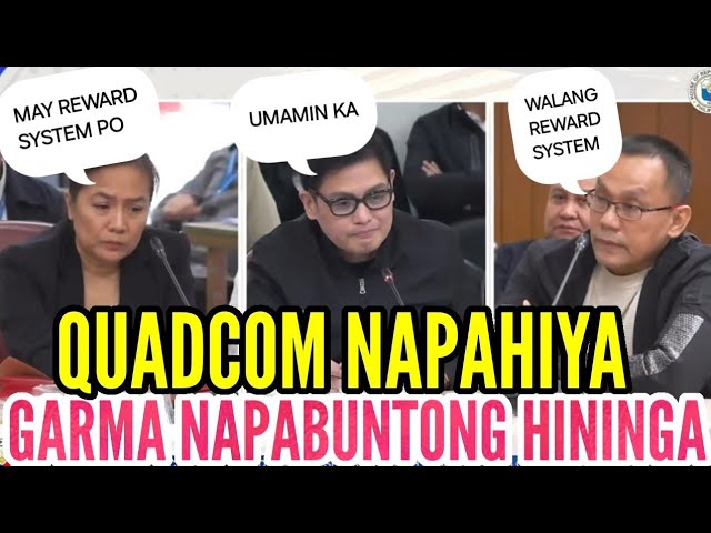 QUADCOM NAPAHIYA SA SAGOT NI LEONARDO II GARMA NAPABUNTONG HININGA